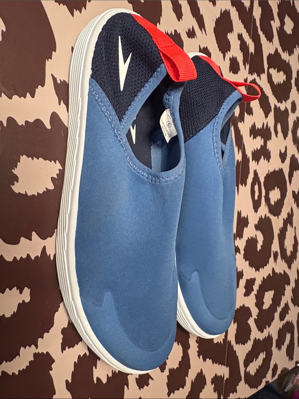 Speedo Blue Surfwalker beach booties water shoes size S 7-8